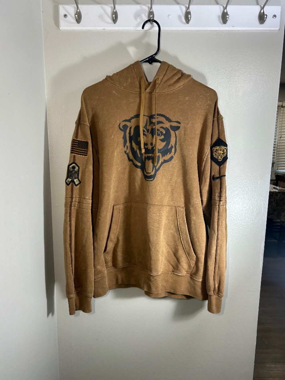 Men’s Nike Chicago Bears Salute To Service Hoodie Sweatshirt Size Large Mens